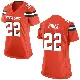 ＃22 Women's Nyheim Hines Orange Game Cleveland Browns Alternate Jersey