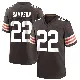 ＃22 Youth Dylan Sampson Brown Game Cleveland Browns Team Color Jersey