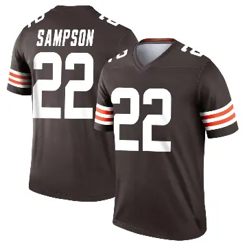 ＃22 Youth Dylan Sampson Brown Legend Cleveland Browns Jersey