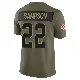 ＃22 Youth Dylan Sampson Olive Limited Cleveland Browns 2025 Salute to Service Jersey