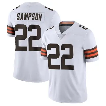 ＃22 Youth Dylan Sampson White Limited Cleveland Browns Vapor Untouchable Jersey