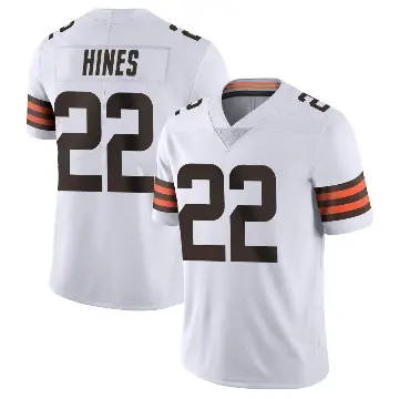 ＃22 Youth Nyheim Hines White Limited Cleveland Browns Vapor Untouchable Jersey