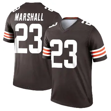 ＃23 Men's Ahmani Marshall Brown Legend Cleveland Browns Jersey