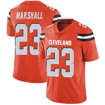 ＃23 Men's Ahmani Marshall Orange Limited Cleveland Browns Alternate Vapor Untouchable Jersey