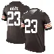 ＃23 Men's Damontae Kazee Brown Legend Cleveland Browns Jersey