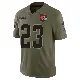 ＃23 Men's Damontae Kazee Olive Limited Cleveland Browns 2025 Salute to Service Jersey