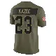 ＃23 Men's Damontae Kazee Olive Limited Cleveland Browns 2025 Salute to Service Jersey
