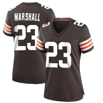 ＃23 Women's Ahmani Marshall Brown Game Cleveland Browns Team Color Jersey