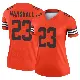 ＃23 Women's Ahmani Marshall Orange Legend Cleveland Browns Inverted Jersey