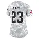 ＃23 Women's Damontae Kazee Arctic Camo Limited Cleveland Browns 2024 Salute to Service Jersey