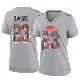 ＃23 Women's Damontae Kazee Gray Game Cleveland Browns Atmosphere Fashion Jersey
