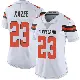 ＃23 Women's Damontae Kazee White Limited Cleveland Browns Vapor Untouchable Jersey