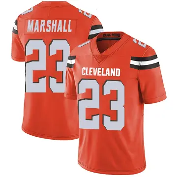 ＃23 Youth Ahmani Marshall Orange Limited Cleveland Browns Alternate Vapor Untouchable Jersey