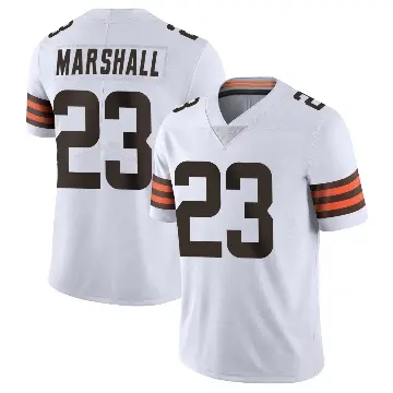 ＃23 Youth Ahmani Marshall White Limited Cleveland Browns Vapor Untouchable Jersey