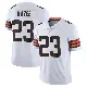 ＃23 Youth Damontae Kazee White Limited Cleveland Browns Vapor Untouchable Jersey