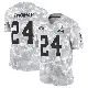 ＃24 Men's Daniel Thomas Arctic Camo Limited Cleveland Browns 2024 Salute to Service Jersey