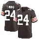 ＃24 Men's Daniel Thomas Brown Game Cleveland Browns Team Color Jersey