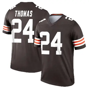 ＃24 Men's Daniel Thomas Brown Legend Cleveland Browns Jersey