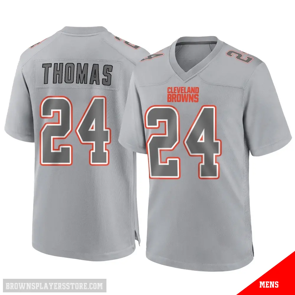 ＃24 Men's Daniel Thomas Gray Game Cleveland Browns Atmosphere Fashion Jersey