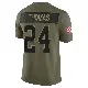 ＃24 Men's Daniel Thomas Olive Limited Cleveland Browns 2025 Salute to Service Jersey