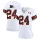 ＃24 Women's Daniel Thomas White Game Cleveland Browns 1946 Collection Alternate Jersey