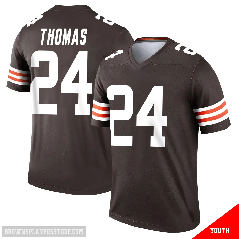＃24 Youth Daniel Thomas Brown Legend Cleveland Browns Jersey
