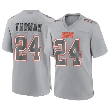 ＃24 Youth Daniel Thomas Gray Game Cleveland Browns Atmosphere Fashion Jersey