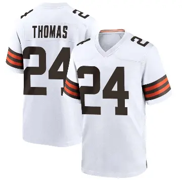 ＃24 Youth Daniel Thomas White Game Cleveland Browns Jersey
