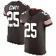 ＃25 Men's Andre Szmyt Brown Elite Cleveland Browns Vapor Jersey