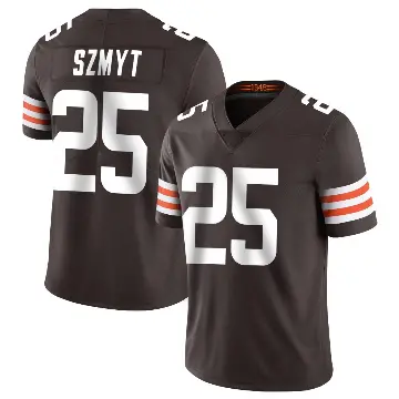 ＃25 Men's Andre Szmyt Brown Limited Cleveland Browns Team Color Vapor Untouchable Jersey