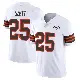 ＃25 Men's Andre Szmyt White Limited Cleveland Browns Vapor 1946 Collection Alternate Jersey