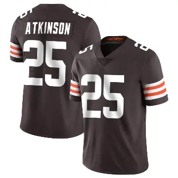 ＃25 Men's George Atkinson Brown Limited Cleveland Browns Team Color Vapor Untouchable Jersey