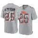 ＃25 Men's George Atkinson Gray Game Cleveland Browns Atmosphere Fashion Jersey