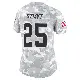 ＃25 Women's Andre Szmyt Arctic Camo Limited Cleveland Browns 2024 Salute to Service Jersey