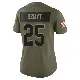 ＃25 Women's Andre Szmyt Olive Limited Cleveland Browns 2025 Salute to Service Jersey