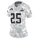＃25 Women's George Atkinson Arctic Camo Limited Cleveland Browns 2024 Salute to Service Jersey