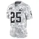 ＃25 Youth Andre Szmyt Arctic Camo Limited Cleveland Browns 2024 Salute to Service Jersey