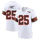 ＃25 Youth Andre Szmyt White Game Cleveland Browns 1946 Collection Alternate Jersey