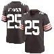 ＃25 Youth George Atkinson Brown Game Cleveland Browns Team Color Jersey