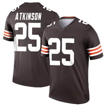 ＃25 Youth George Atkinson Brown Legend Cleveland Browns Jersey