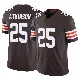 ＃25 Youth George Atkinson Brown Limited Cleveland Browns Vapor F.U.S.E. Jersey