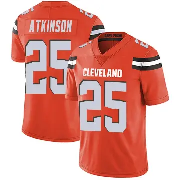 ＃25 Youth George Atkinson Orange Limited Cleveland Browns Alternate Vapor Untouchable Jersey