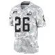 ＃26 Men's Myles Harden Arctic Camo Limited Cleveland Browns 2024 Salute to Service Jersey