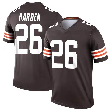 ＃26 Men's Myles Harden Brown Legend Cleveland Browns Jersey