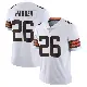 ＃26 Men's Myles Harden White Limited Cleveland Browns Vapor Untouchable Jersey