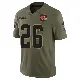 ＃26 Youth Myles Harden Olive Limited Cleveland Browns 2025 Salute to Service Jersey