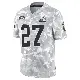 ＃27 Men's D'Onta Foreman Arctic Camo Limited Cleveland Browns 2024 Salute to Service Jersey