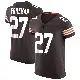 ＃27 Men's D'Onta Foreman Brown Elite Cleveland Browns Vapor Jersey
