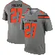 ＃27 Men's D'Onta Foreman Legend Cleveland Browns Inverted Silver Jersey