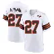＃27 Men's D'Onta Foreman White Game Cleveland Browns 1946 Collection Alternate Jersey